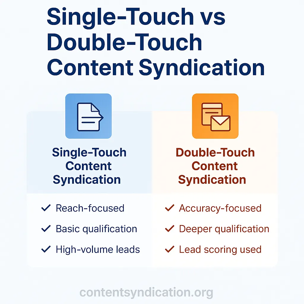 Single-Touch vs Double-Touch Content SYndication