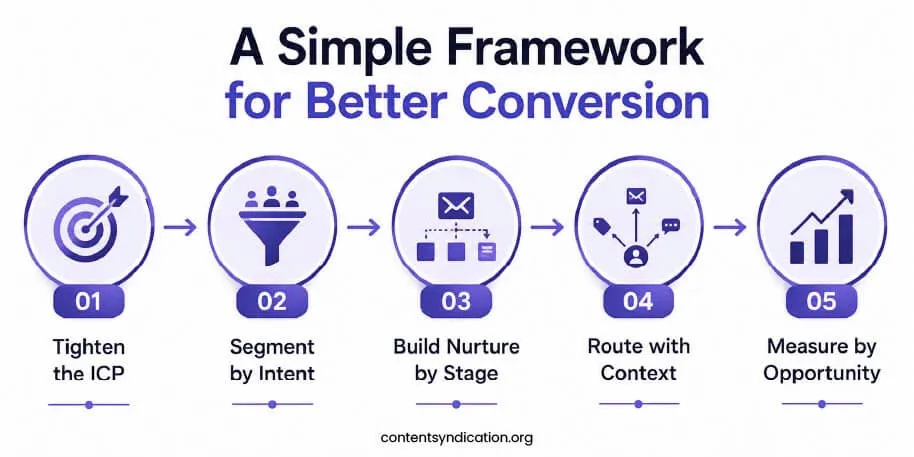 A simple framework for better conversion