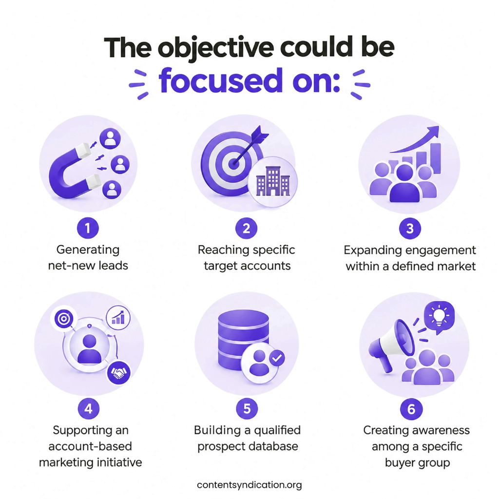 The objective could be focused on