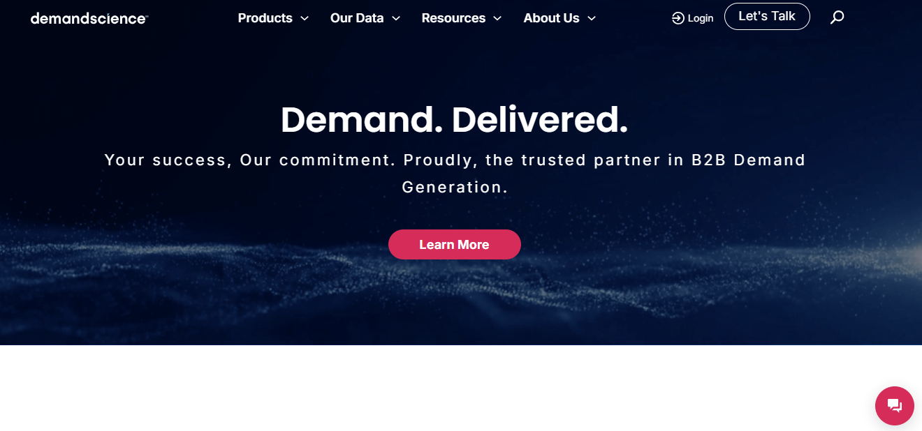 DemandScience - b2b content syndication vendor