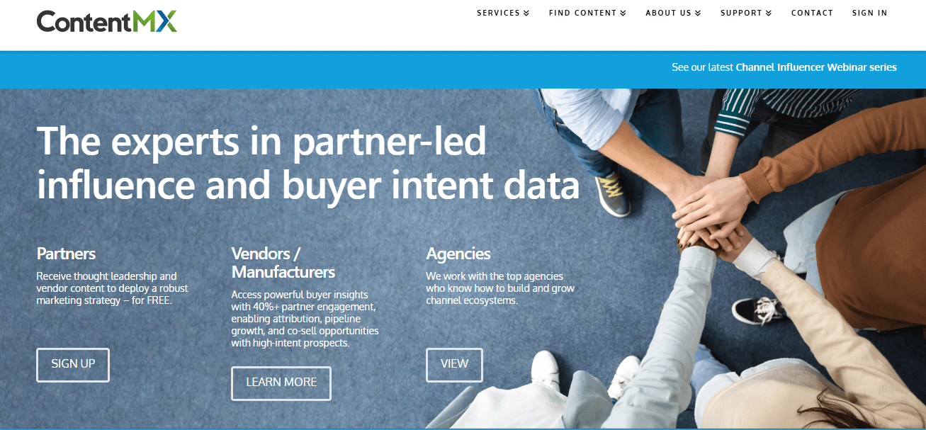 ContentMX - content syndication vendor