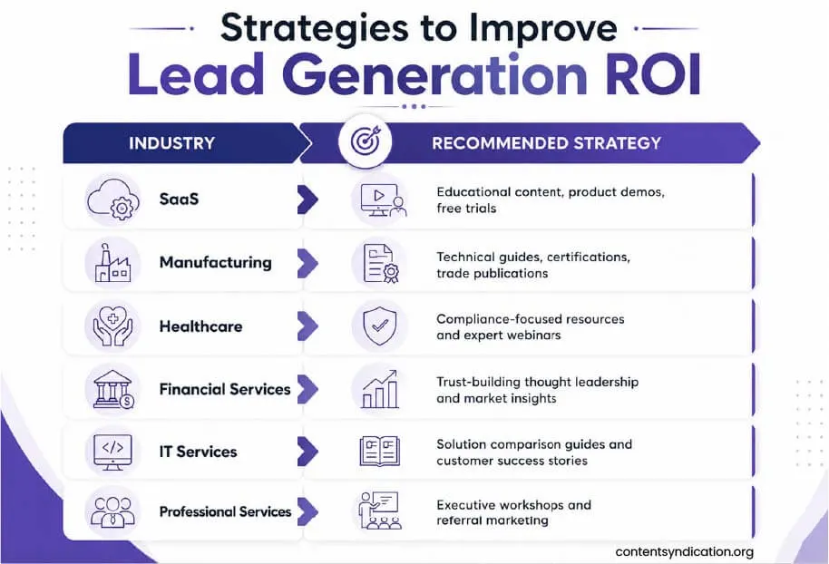 Strategies to Improve Lead Generation ROI