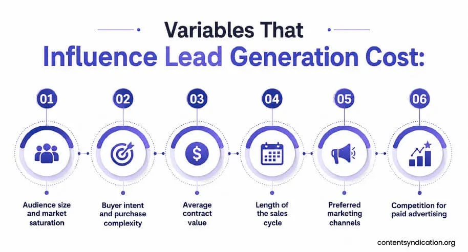 Variables That Influence Lead Generation Cost