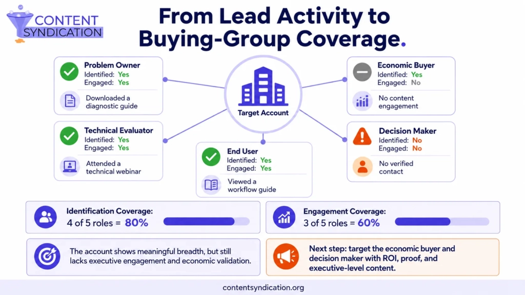 From Lead Activity to Buying-Group Coverage.